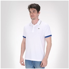 Camisa Polo Lacoste Slim Fit - Masculina - Foto 3