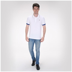 Camisa Polo Lacoste Slim Fit - Masculina - Foto 5