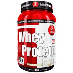 Whey Protein Midway Whey Protein - Baunilha - 1Kg - Foto 1