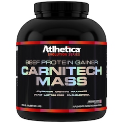 Hipercalóricos Atlhetica Carnitech Mass - Sabor Morango - 3 Kg - Foto 1