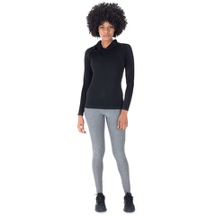 Camiseta Manga Longa com Capuz Oxer Seamless - Feminina - Foto 4