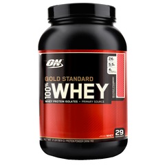 Whey Protein Isolado Optimum Nutrition Gold Standard 100% Whey - Chocolate - 909g - Foto 1