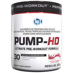 Pré-Treino BPI Sports Pump-HD - Frutas Tropicais - 330g - Foto 1