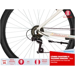 Bicicleta Schwinn Madison Aro 26 - Freios V-Brake - Câmbios Shimano - 21 Marchas - Feminina - Foto 6