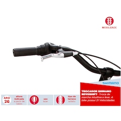 Bicicleta Schwinn Madison Aro 26 - Freios V-Brake - Câmbios Shimano - 21 Marchas - Feminina - Foto 7