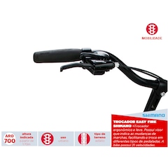 Bicicleta Schwinn Chicago Aro 700c - V-Brake - Câmbios Shimano - 21 Marchas - Masculina - Foto 2