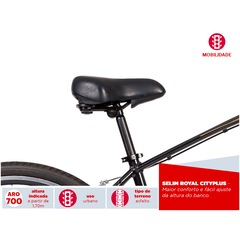 Bicicleta Schwinn Chicago Aro 700c - V-Brake - Câmbios Shimano - 21 Marchas - Masculina - Foto 5