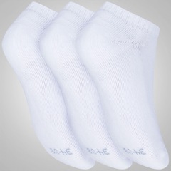 Kit de Meias Sapatilha Oxer com 3 Pares - 34 a 38 - Adulto - Foto 2