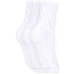 Meia Oxer Cano Longo Kit com 3 Pares 39-44 - Adulto - Foto 2