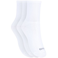 Meia Oxer Cano Longo Kit com 3 Pares 39-44 - Adulto - Foto 3
