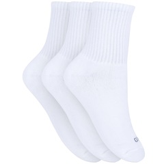 Meia Oxer Cano Longo Kit com 3 Pares 39-44 - Adulto - Foto 1