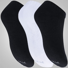 Kit de Meias Oxer Sapatilha com 3 Pares - 34 a 38 - Adulto - Foto 2