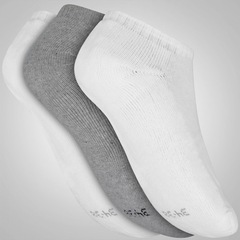 Kit de Meias Oxer Sapatilha com 3 Pares - 34 a 38 - Adulto - Foto 2