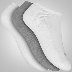 Kit de Meias Oxer Sapatilha com 3 Pares - 34 a 38 - Adulto - Foto 1