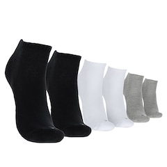 Kit de Meias Sapatilha Oxer com 3 Pares - 39 a 44 - Adulto - Foto 1