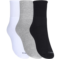 Kit de Meias Cano Alto Oxer com 3 Pares - 39 a 44 - Adulto - Foto 3