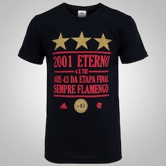 Camiseta Flamengo Eterno 2001 adidas - Masculina - Foto 1