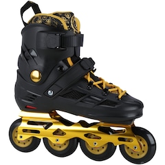 Patins Oxer Freestyle - In Line - Freestyle / Slalom - ABEC 9 - Base de Alumínio - Foto 2