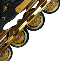 Patins Oxer Freestyle - In Line - Freestyle / Slalom - ABEC 9 - Base de Alumínio - Foto 4