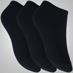 Kit de Meia adidas Trefoil Liner com 3 Pares - Adulto - Foto 2