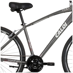 Bicicleta Caloi 700 - Aro Parede Dupla - Câmbio Traseiro Shimano - 21 Marchas - Foto 4