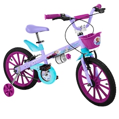 Bicicleta Bandeirante Frozen Disney - Aro 16 - Feminina - Infantil - Foto 1