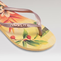 Chinelo Havaianas Slim Tropical Feminino - Foto 3