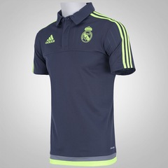 Camisa Polo de Viagem adidas Real Madrid 15 - Masculina - Foto 3