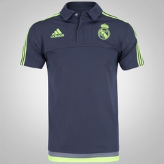 Camisa Polo de Viagem adidas Real Madrid 15 - Masculina - Foto 1