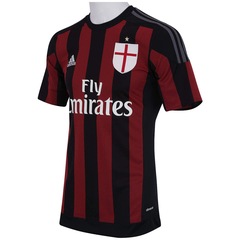 Camisa Milan I 15/16 adidas - Masculina - Foto 3