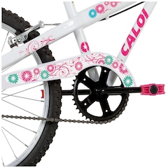Bicicleta Caloi Ceci com Cestinha - Aro 20 - Freio V-Brake - Feminina - Infantil - Foto 3