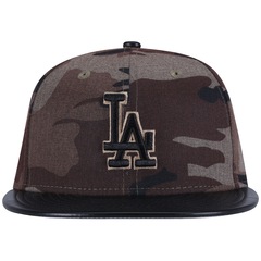 Boné Aba Reta New Era Los Angeles Dodgers - Fechado - Adulto - Foto 1