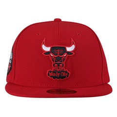 Boné Aba Reta New Era Chicago Bulls - Fechado - Adulto - Foto 1