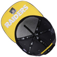 Boné Aba Reta New Era Oakland Raiders - Snapback - Adulto - Foto 6