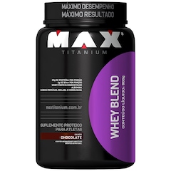 Whey Blend 900G - Chocolate - Max Titanium - Foto 1