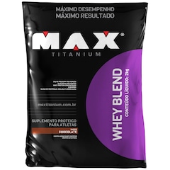 Whey Blend 2Kg - Chocolate - Max Titanium - Foto 1