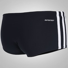 Sunga com Proteção Solar UV adidas 3S Infinitex Lateral Larga - Adulto - Foto 2