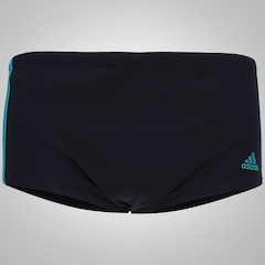 Sunga com Proteção Solar UV adidas 3S Infinitex Lateral Larga - Adulto - Foto 3