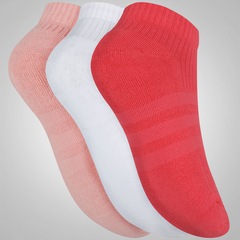 Kit de Meias adidas Liner Cushion 3S com 3 Pares - Adulto - Foto 2
