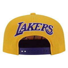 Boné Aba Reta adidas Los Angeles Lakers NBA Flat - Snapback - Adulto - Foto 2