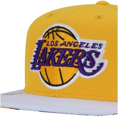 Boné Aba Reta adidas Los Angeles Lakers NBA Flat - Snapback - Adulto - Foto 3
