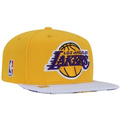 Boné Aba Reta adidas Los Angeles Lakers NBA Flat - Snapback - Adulto - Foto 5