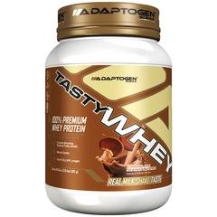 Whey Protein Adaptogen Science Tasty Whey - Chocolate e Manteiga de Amendoim - 912g - Foto 1
