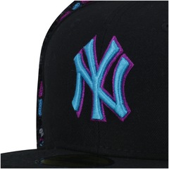 Boné Aba Reta New Era 59FIFTY New York Yankees MLB Dog Ear - Fechado - Adulto - Foto 3