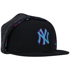Boné Aba Reta New Era 59FIFTY New York Yankees MLB Dog Ear - Fechado - Adulto - Foto 5