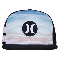 Boné Aba Reta Hurley Block Party Flow - Snapback - Trucker - Adulto - Foto 1