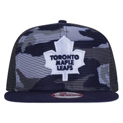 Boné Aba Reta New Era 9FIFTY Toronto Maple Leafs NHL - Trucker - Snapback - Adulto - Foto 1