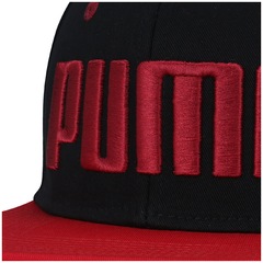 Boné Aba Reta Puma Ess Stretchfit Flatbrim - Fechado - Adulto - Foto 3