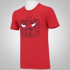 Camiseta adidas Chicago Bulls NBA - Masculina - Foto 3