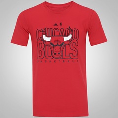 Camiseta adidas Chicago Bulls NBA - Masculina - Foto 1